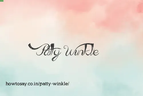 Patty Winkle