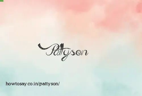 Pattyson