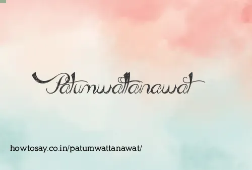 Patumwattanawat