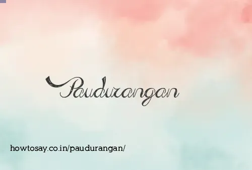 Paudurangan