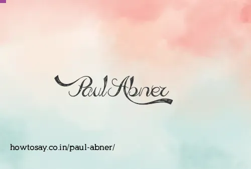 Paul Abner