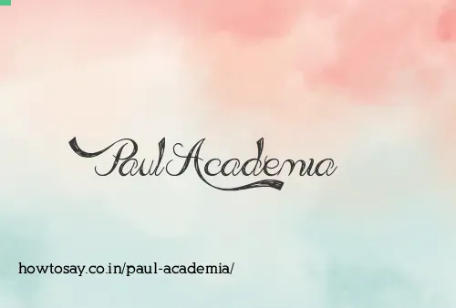 Paul Academia