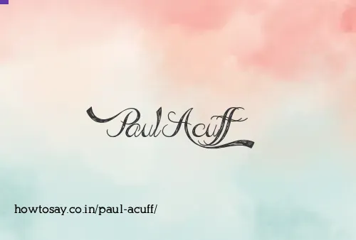 Paul Acuff
