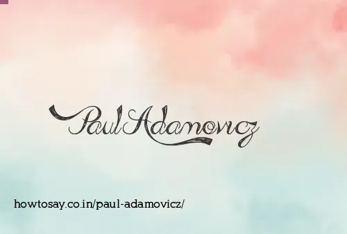 Paul Adamovicz