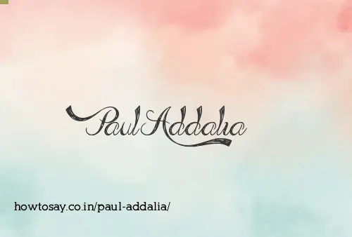 Paul Addalia