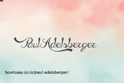 Paul Adelsberger