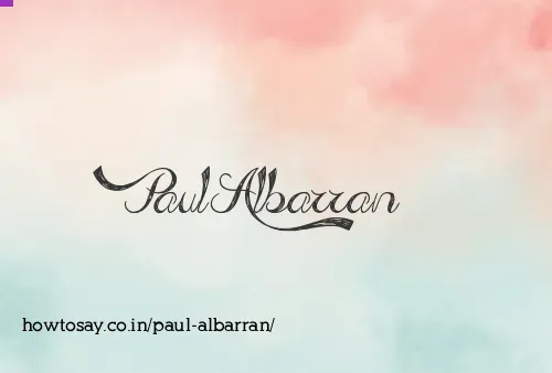 Paul Albarran