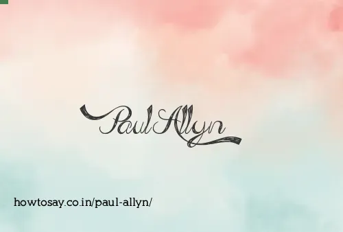 Paul Allyn