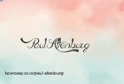 Paul Altenburg