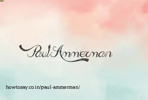 Paul Ammerman