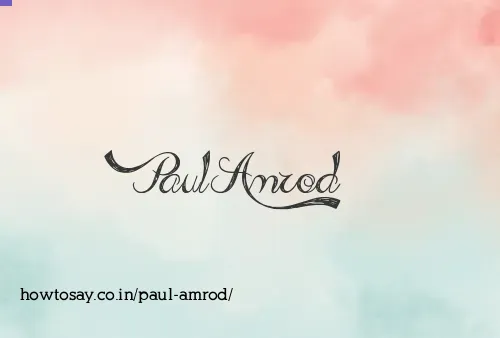 Paul Amrod