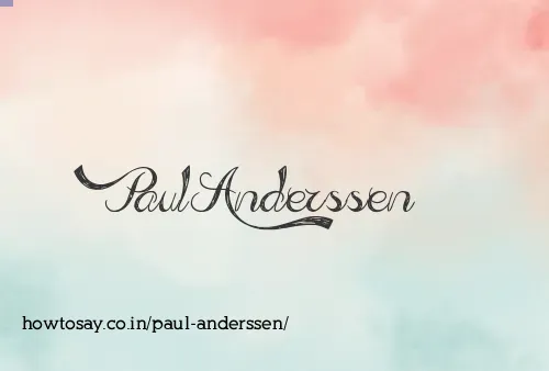 Paul Anderssen