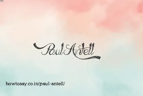 Paul Antell