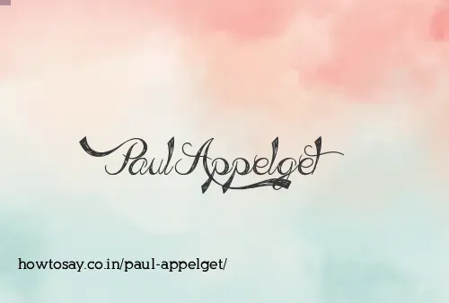 Paul Appelget