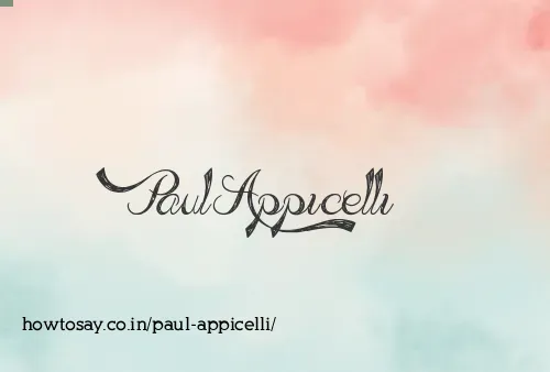 Paul Appicelli