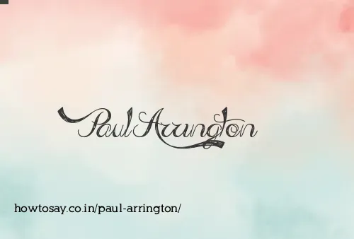 Paul Arrington