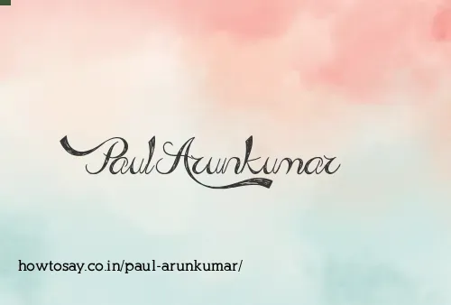 Paul Arunkumar