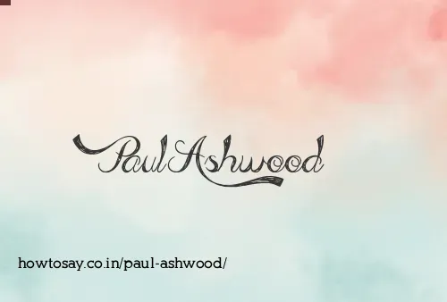 Paul Ashwood
