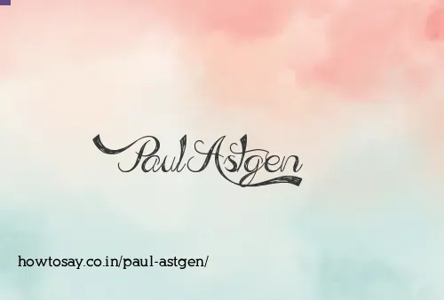 Paul Astgen