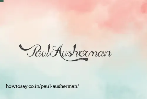 Paul Ausherman