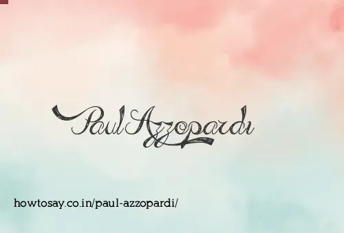 Paul Azzopardi