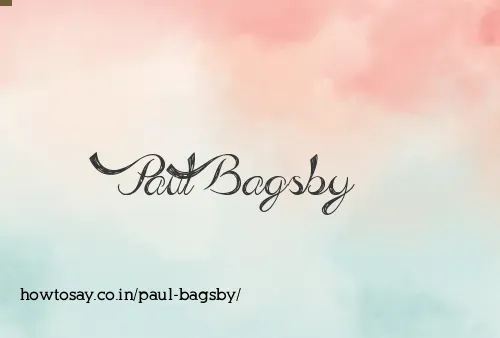 Paul Bagsby