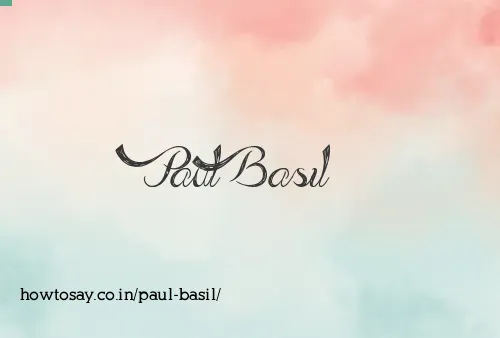 Paul Basil