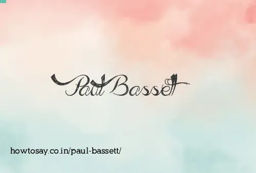 Paul Bassett