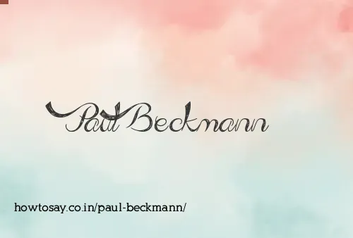 Paul Beckmann