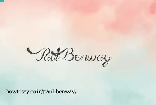 Paul Benway