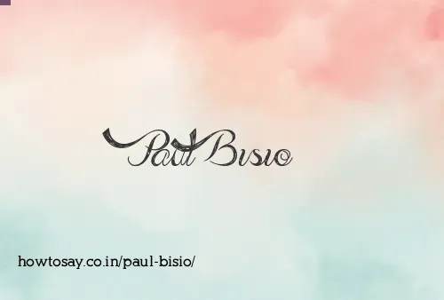 Paul Bisio