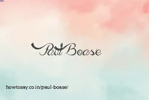 Paul Boase