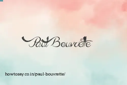 Paul Bouvrette