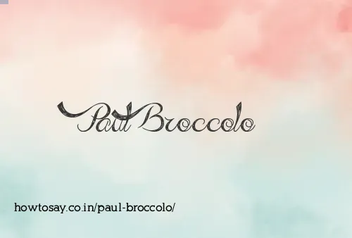 Paul Broccolo