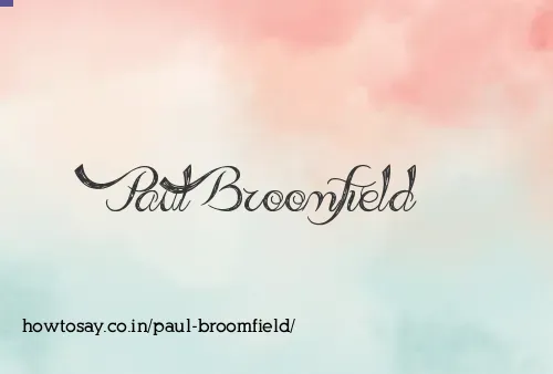Paul Broomfield