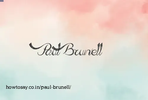 Paul Brunell