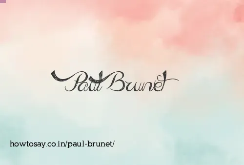 Paul Brunet