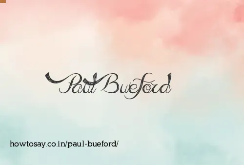 Paul Bueford