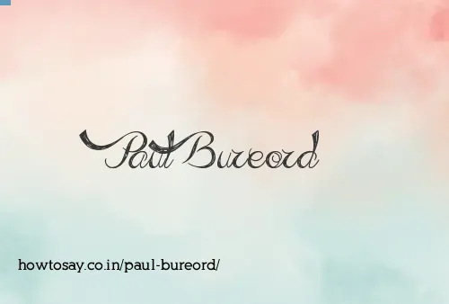 Paul Bureord