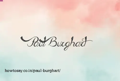 Paul Burghart
