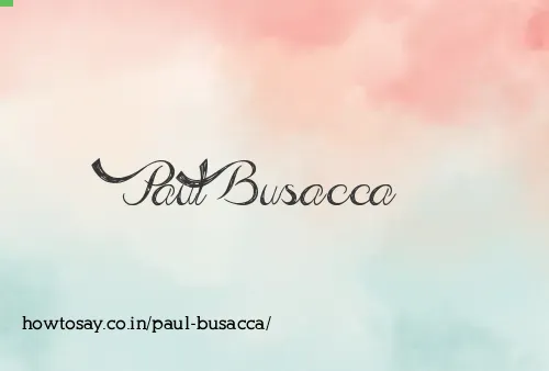 Paul Busacca