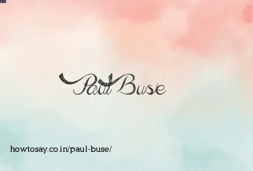 Paul Buse