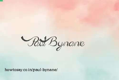 Paul Bynane
