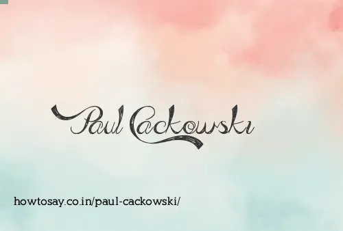 Paul Cackowski