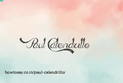 Paul Calendrillo