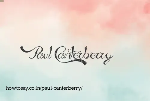 Paul Canterberry