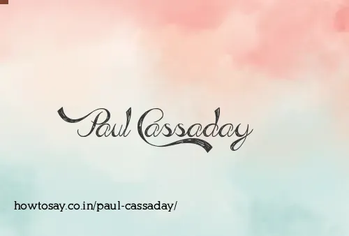 Paul Cassaday