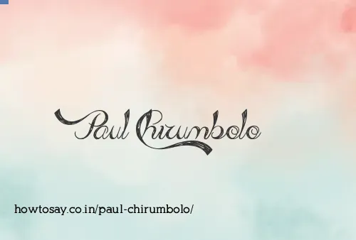 Paul Chirumbolo