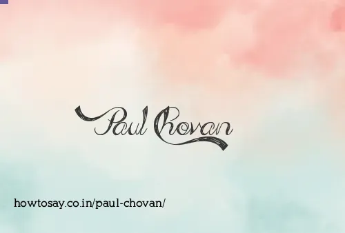 Paul Chovan