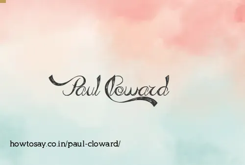 Paul Cloward